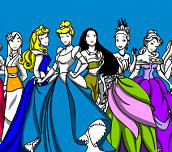 Hra - Disney Princess Coloring